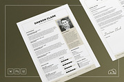Resume/CV - Dawson, a Resume Template by bilmaw creative (Thumbnail 1 of 3)