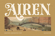 Airen Decorative Display font, a Serif Font by RantautypeStudio (Thumbnail 1 of 15)