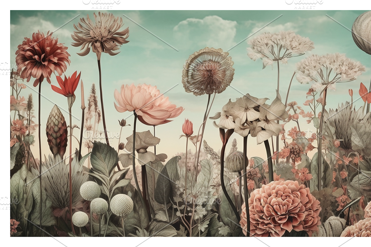 Zewe Collection · Zen Flowerscape, a Texture Illustration by milatovar (Photo 14 of 20)
