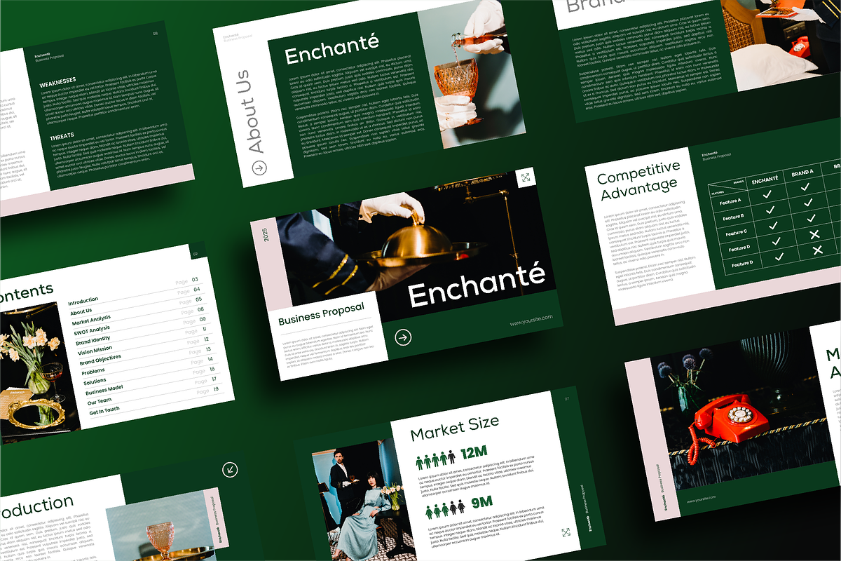 Enchante - Business Proposal, a Presentation Template by ArbaStudio (Photo 1 of 5)