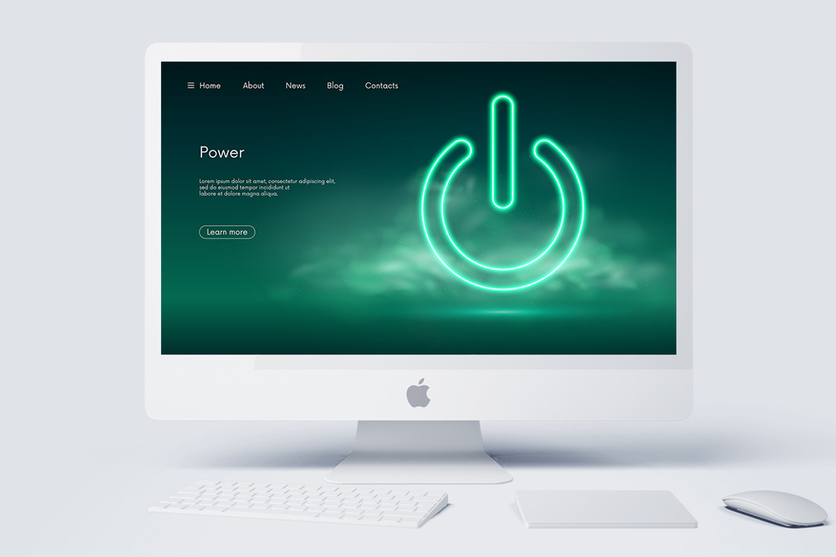 Tech landing page set 1, a Work Illustration by MaximGertsen (Photo 6 of 6)