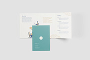 **A4 Trifold Brochure Mockup**  This, an Advertising Mockup by YurnalisPerix (Thumbnail 4 of 5)