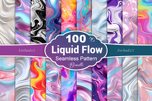 Liquid Flow Seamless Pattern, a Pattern Graphic by Forhadx5