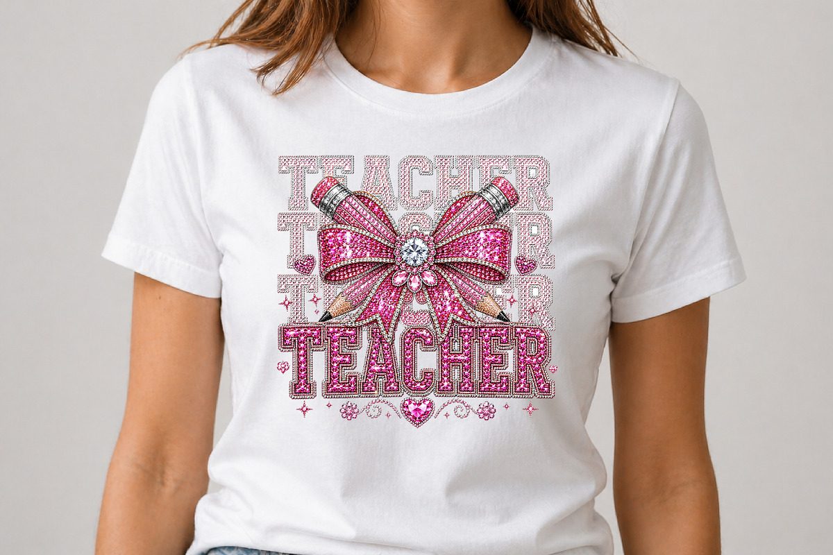 Back to School Bling Pencil Bow Png, an Education Illustration by Pixels.Craft (Photo 2 of 8)