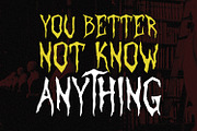 Theallezt Horror Scary Display Font, a Handwritten Font by Maulana Creative (Thumbnail 4 of 7)