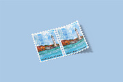 Postage Stamp Mockups Collection, a Flyer Template by Compositing Studio (Thumbnail 15 of 22)