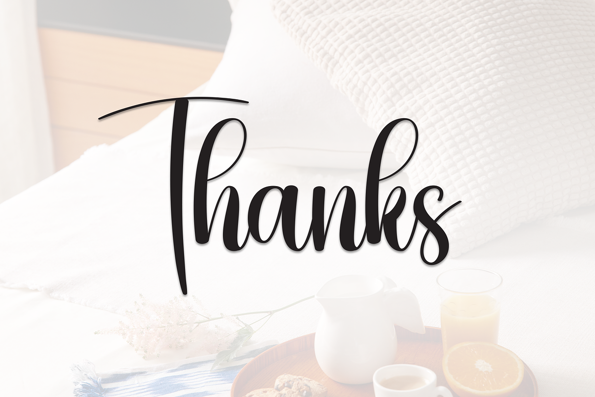Homestay | Script Font, a Handwritten Font by Scratchones (Photo 9 of 9)