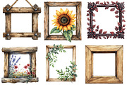 Wooden Frame Sublimation Clipart, an Illustration by Designworld (Thumbnail 5 of 6)
