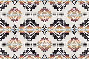 Beige Native American Pattern