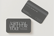 Editorial Gift Card Template Canva, a Marketing Template by LePosey Studio (Thumbnail 4 of 7)
