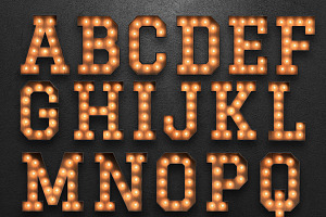 Marquee Light Alphabet