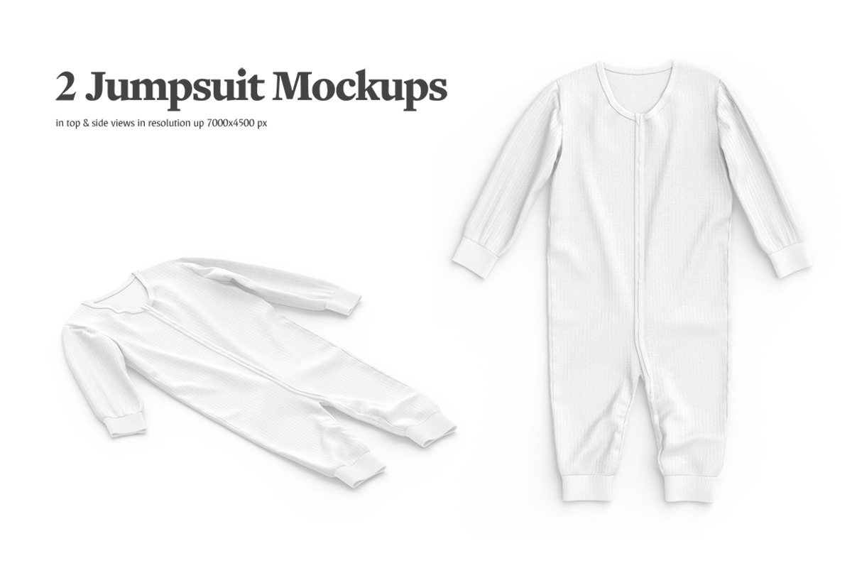 Baby Jumpsuit Mockups, an Apparel Mockup by rebrandy (Photo 2 of 9)