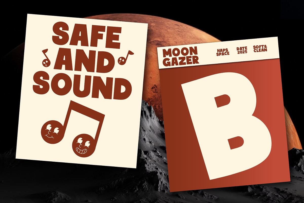 Moongazer Bold Display, a Sans Serif Font by Haps Space (Photo 5 of 15)