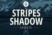 Stripes Shadow Effects, a Layer Style Add-On by Graphic Ghost (Thumbnail 1 of 4)