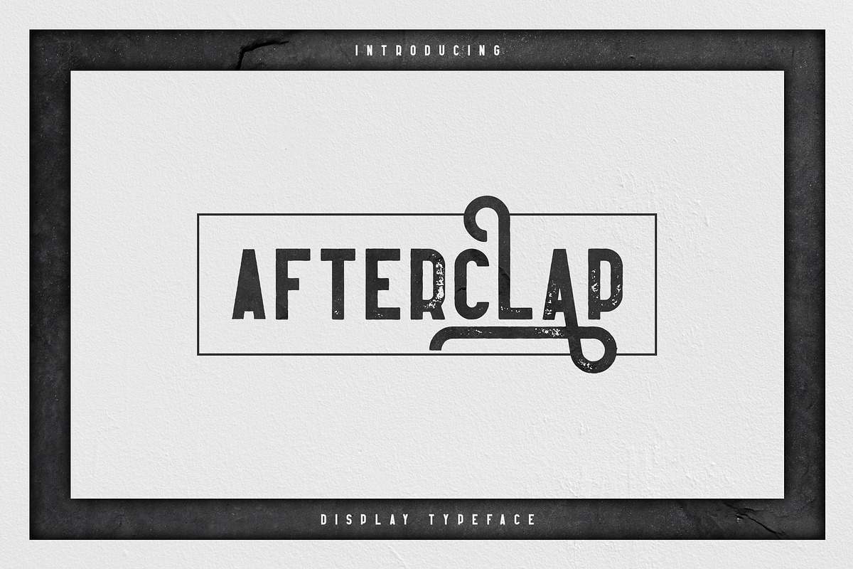 Afterclap typeface - 3 styles