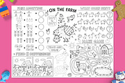 Farm Activity Play Mats, an Education Illustration by Gulnara Sabirova (Thumbnail 5 of 10)