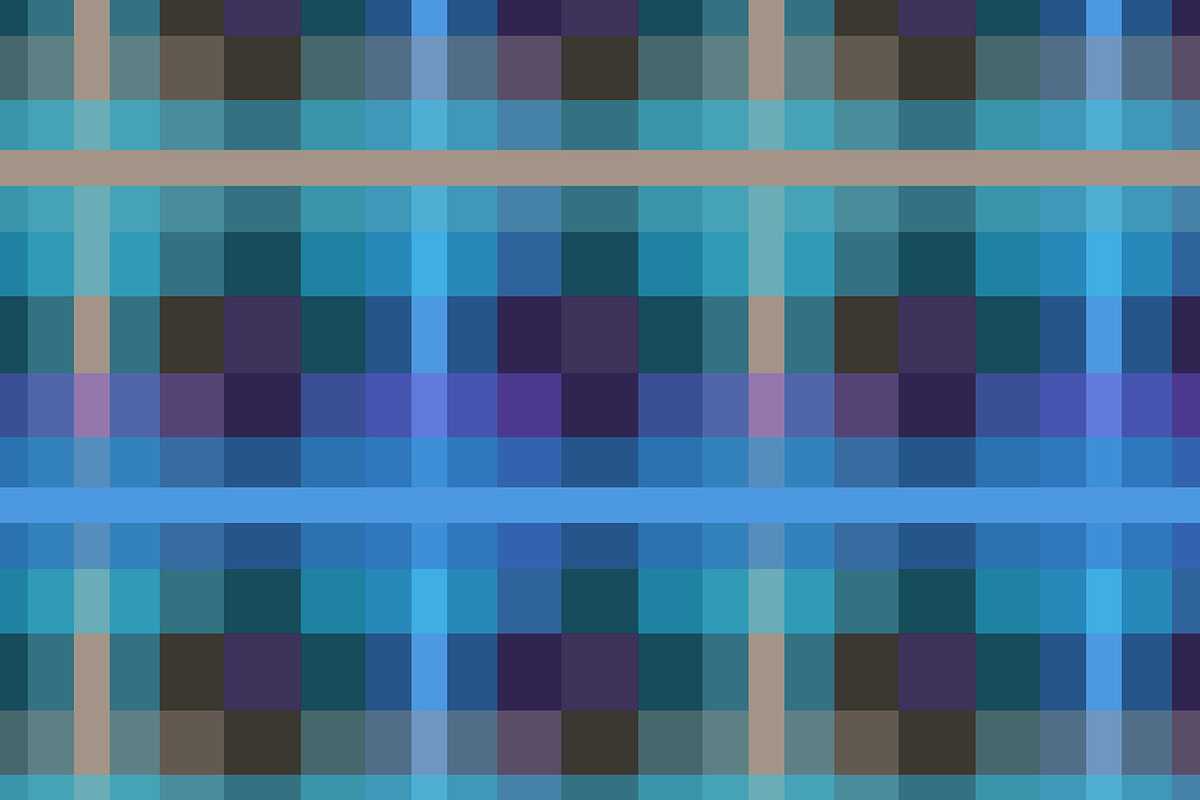 Pixelated Plaid Seamless Pattern, a Pattern Graphic by Sharon Schwalbe (Photo 4 of 4)