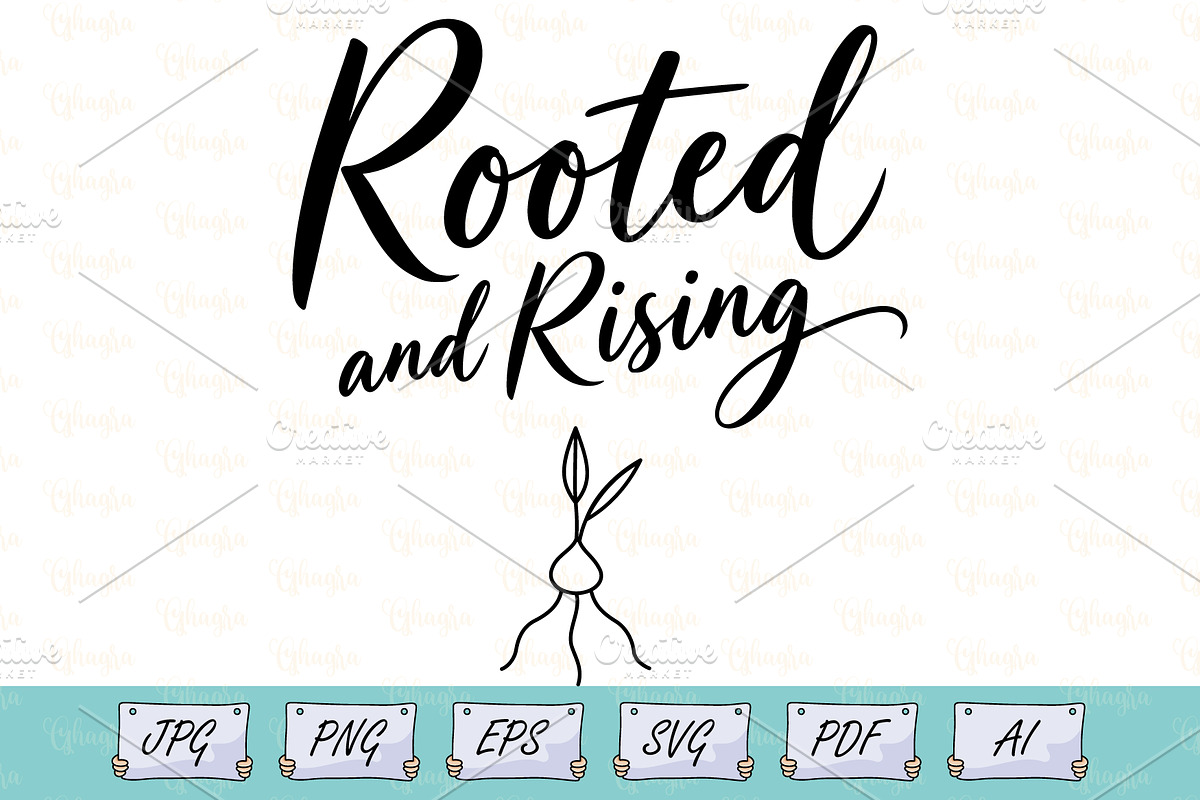 Rooted and Rising Botanical Art, an Object Illustration by Ghagra (Photo 1 of 7)