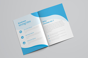 Blue Corporate Business Brochure