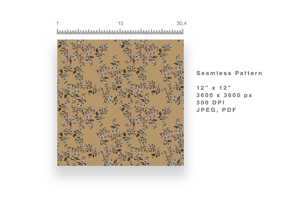 6 Seamless Patterns:Vintage Heritage, a Pattern Graphic by StudioCitra (Photo 8 of 11)