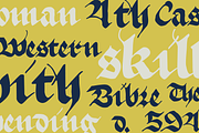 True Blackletters font, a Blackletter Font by kaer_shop (Thumbnail 6 of 12)
