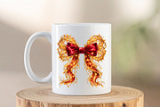 Christmas Red Bow PNG Clipart, an Object Graphic by Zahyl Studio (Thumbnail 6 of 7)