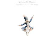 Winter Ballet Clipart Set, a Decorative Illustration by Pati Paints (Thumbnail 3 of 11)