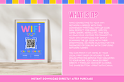 WiFi QR Code Sign - Colorful, a Flyer Template by SunshineStudioBoutique (Thumbnail 2 of 10)