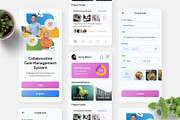 Gestion – Task Management Mobile App, an UI Kit Template by Panen Creative (Thumbnail 3 of 3)