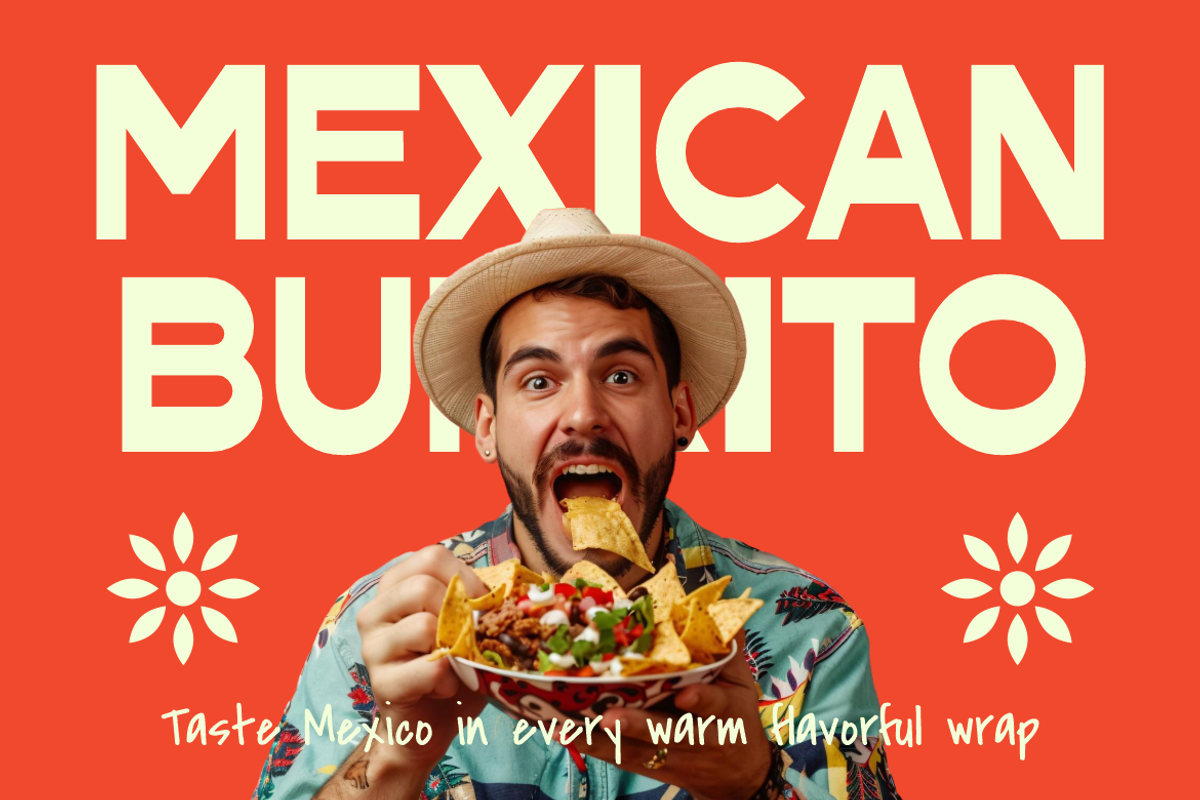 Tierra Bonito Mexican Food Style Fon, a Sans Serif Font by PutraCetol Studio (Photo 2 of 5)