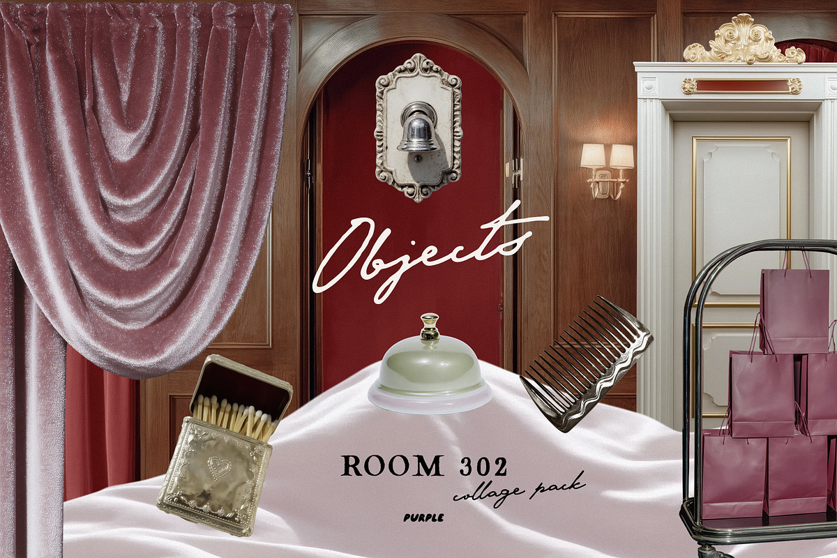 ROOM 302: Archival Hotel Collage, an Object Graphic by Purple (Photo 8 of 16)