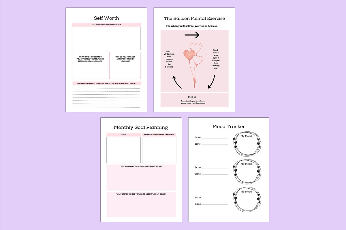 2024 PTSD&Trauma Processing Workbook, a Print Template by Shumaya (Photo 5 of 5)