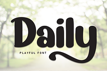 Daily | Script Font