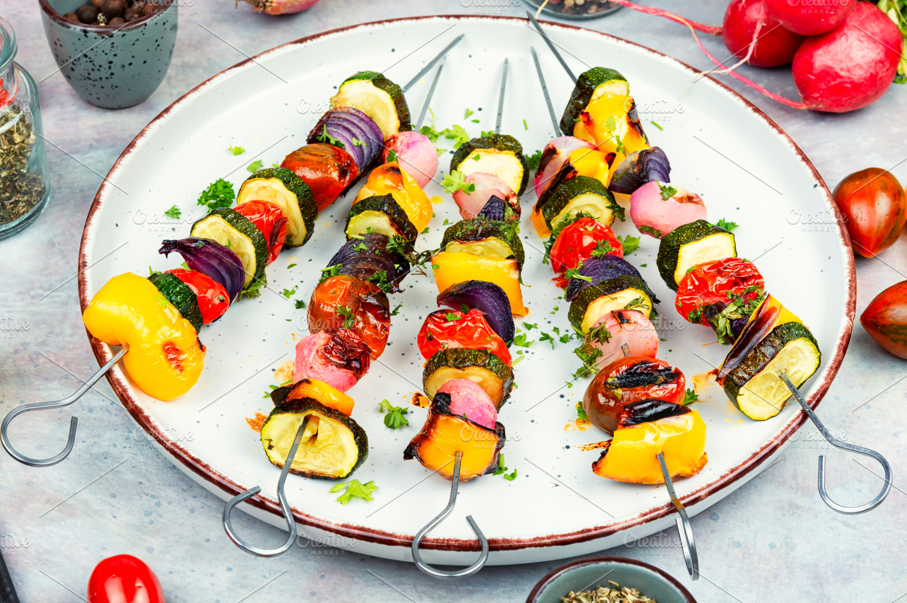 Vegan skewer, a Food & Drink Photo by MLunov MLunov