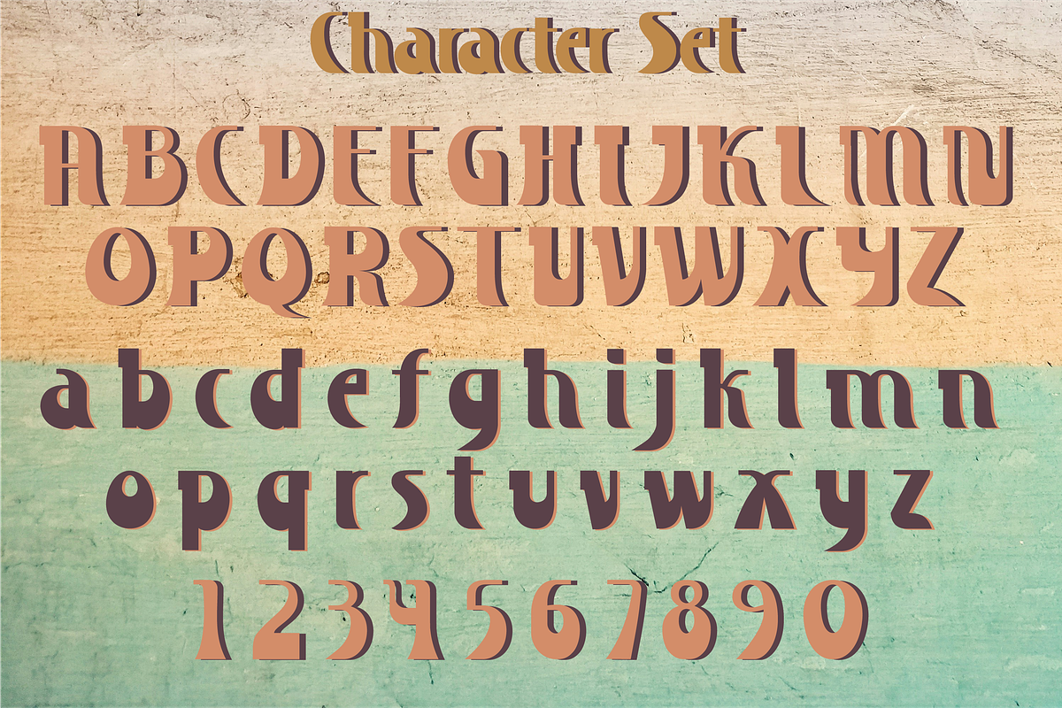 Ruteborn a playful retro font, a Serif Font by Javatype Studio (Photo 7 of 8)