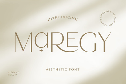 Maregy – Elegant Sans Serif, a Sans Serif Font by Salamahtype