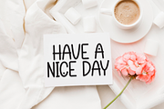 Morning Person | Script Font, a Script Font by Scratchones (Thumbnail 5 of 9)