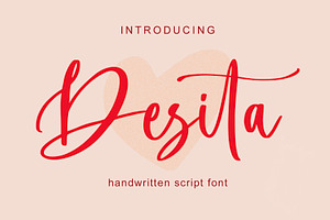 Desita - Handwritten Font
