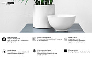 Ceramic Bowl and Pot, a Household Mockup by Pret-a-Mockup (Thumbnail 2 of 6)
