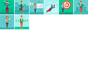 80 Flat business illustration bundle, a Finance Illustration by Visual Generation (Thumbnail 5 of 5)