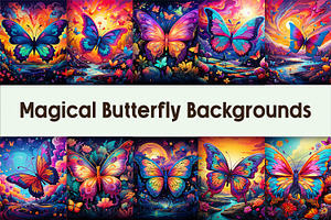 Magical Butterfly Backgrounds