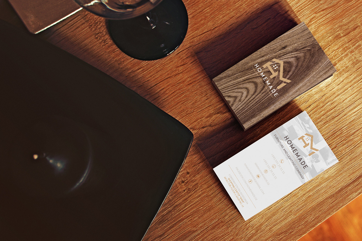 Wooden Business Card, a Business Card Template by Nikolozgraphic (Photo 2 of 6)