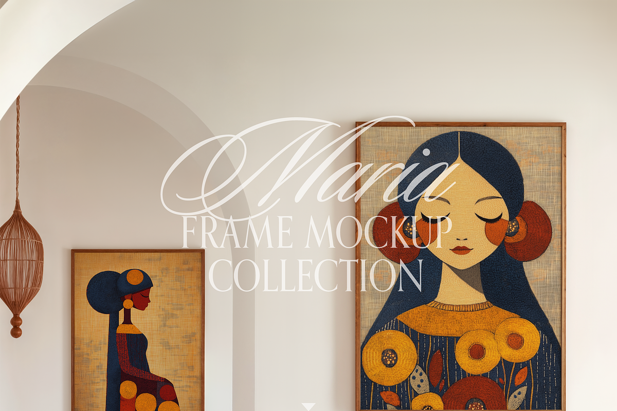 MARIA Din A | Frame Mockup Mini Set, a Household Mockup by Acierto Studio (Photo 6 of 15)