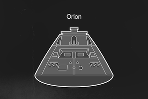 Orion Spacecraft Vector