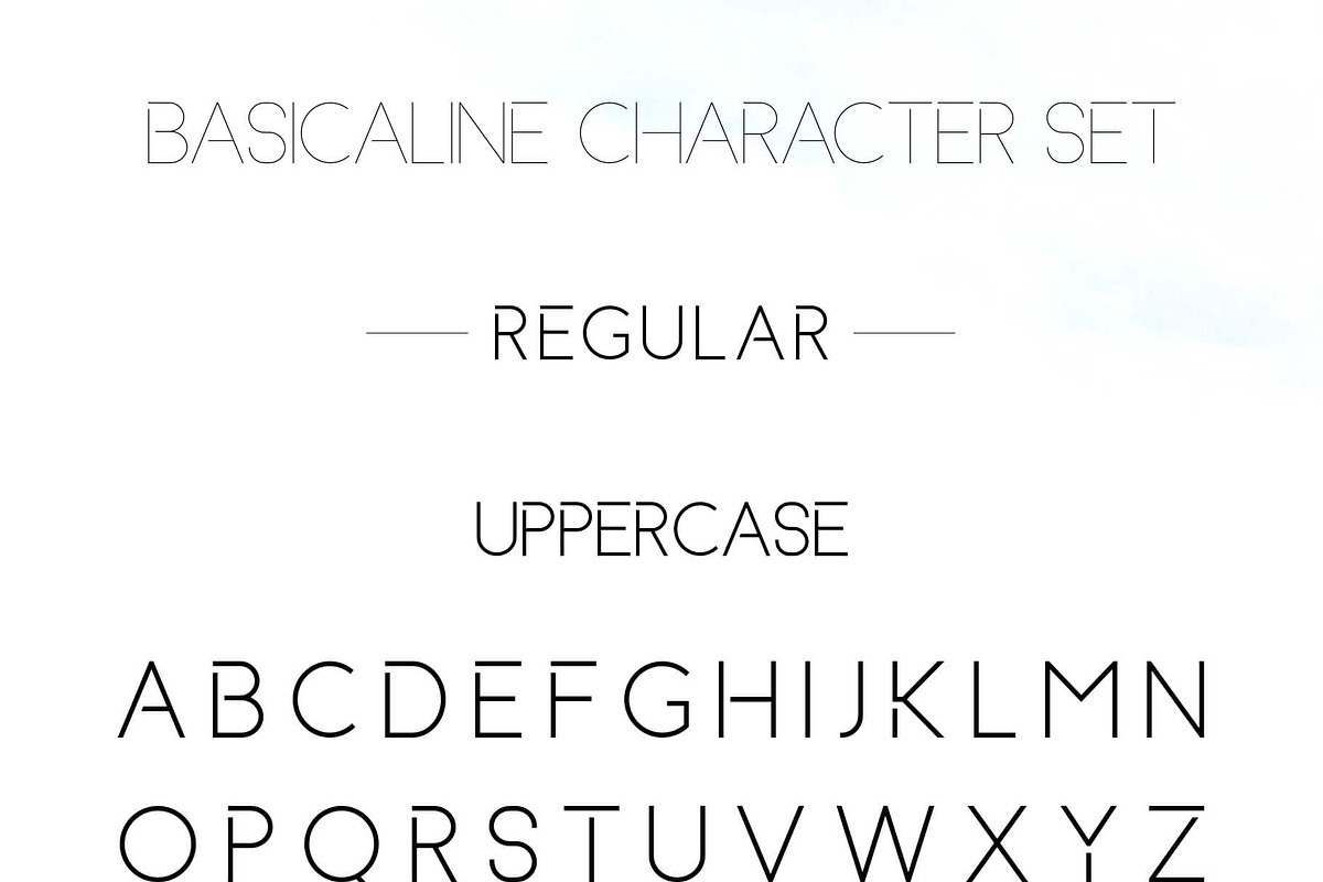 Basicaline Font Family - Sans Serif, a Sans Serif Font by RC graphics (Photo 10 of 21)