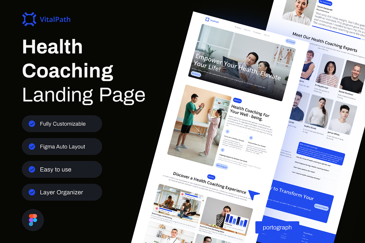 Health Coaching Landing Page