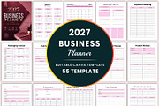 Editable 2027 Business Planner, a Stationery Template by Shumaya (Thumbnail 1 of 6)