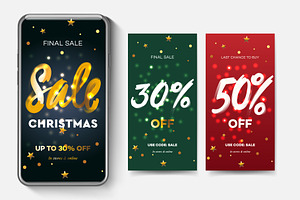 Christmas Sale Web Banners