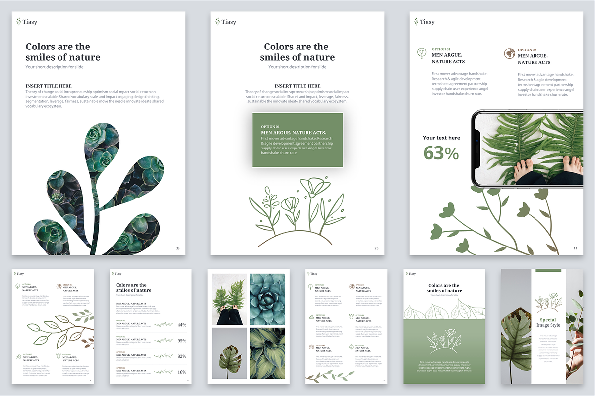 Tiasy Powerpoint Template (US - A4), a Presentation Template by Reshapely (Photo 4 of 6)