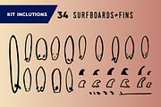 TROPICAL SURF VIBES - Creator Kit, an Icon by Walking_Designs (Thumbnail 12 of 19)